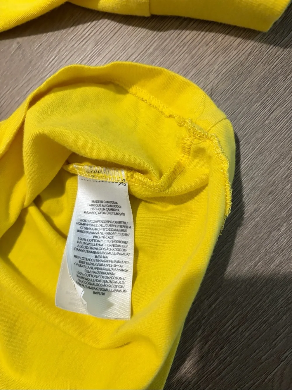Polo by Ralph Lauren Yellow Long Sleeve Graphic Tee